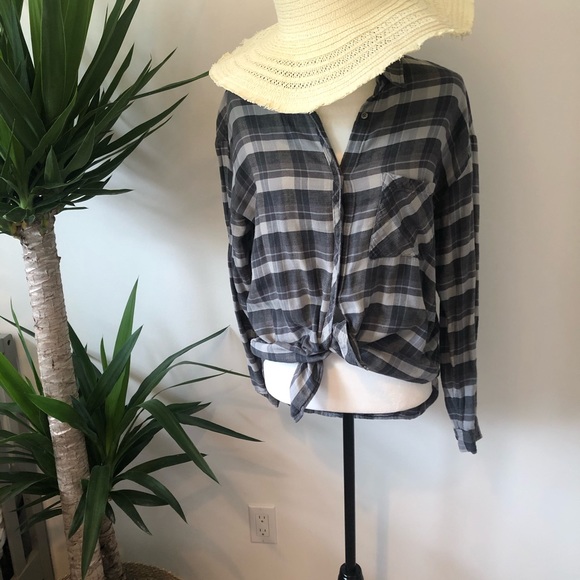 COMMUNITY VERITAS PLAID LINEN SHIRT - Picture 2 of 6